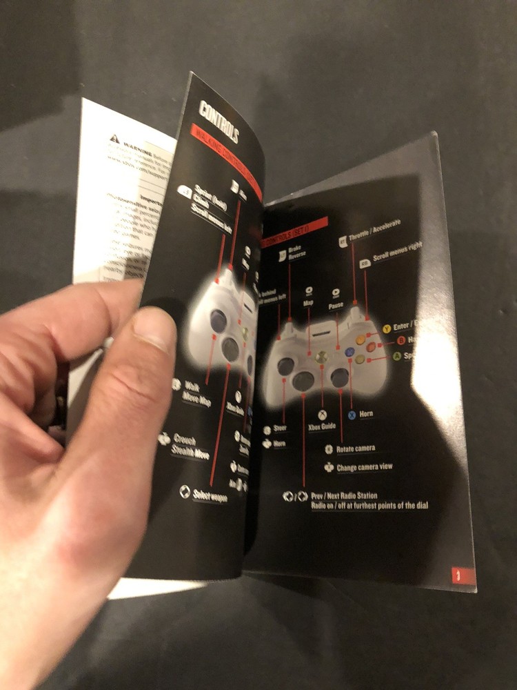 mafia 2 xbox 360 Manual Only