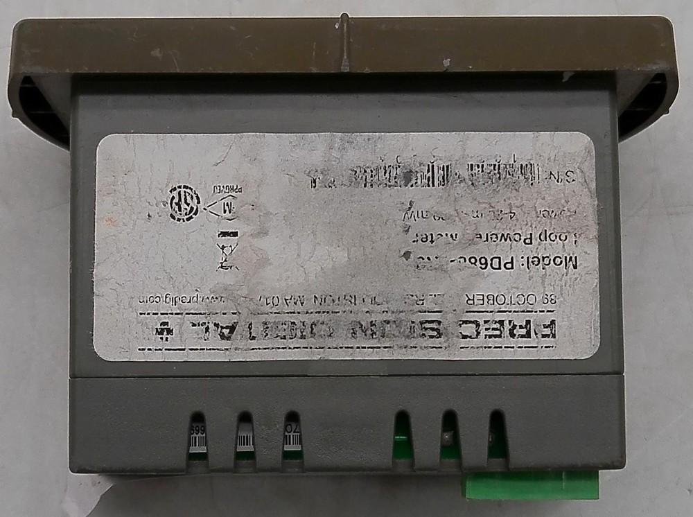 PERCISION DIGITAL PD688-0K0 LOOP-POWERED PROCESS METER