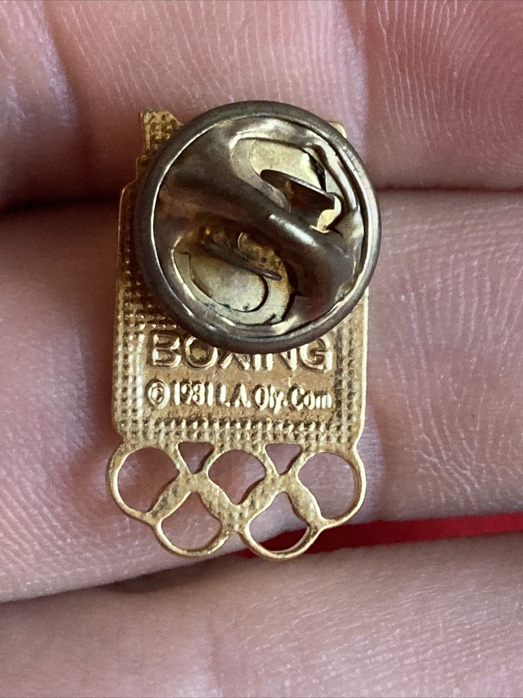 Vintage 1984 LA84 Olympics Boxing Pin