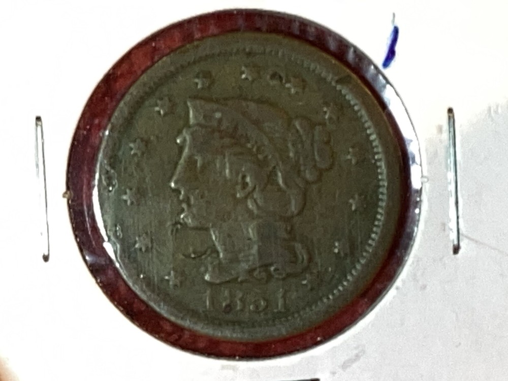 1851 LARGE CENT
