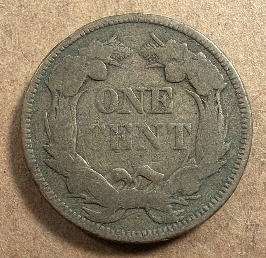 1857 US Flying Eagle One Cent Penny