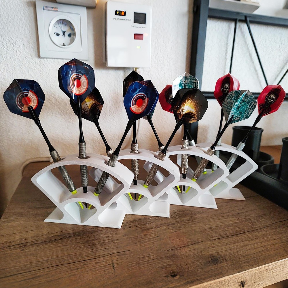 Dart Holder Vertical Space-Saving Storage Rack Dart Display Stand