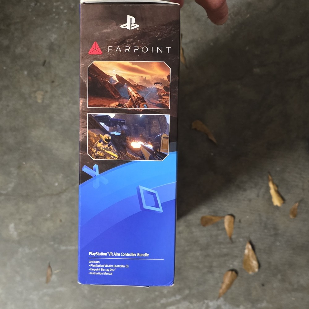 PlayStation VR Aim Controller Bundle with Farpoint Blu-ray Disc for PS4
