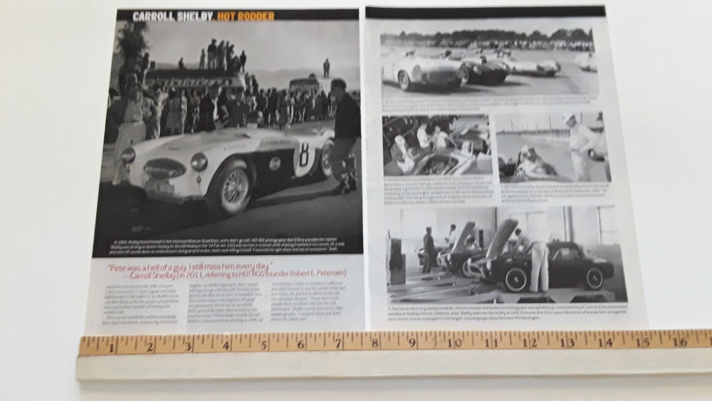 CARROLL SHELBY - HOT RODDER - ORIGINAL 2012 ARTICLE