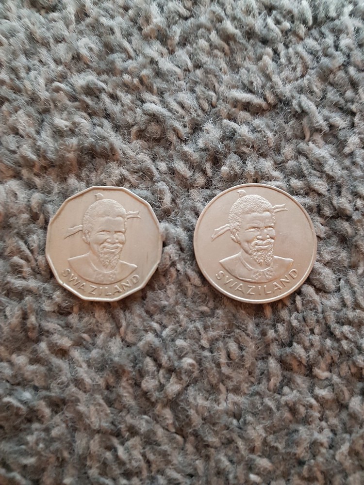 2 X Coins SWAZILAND