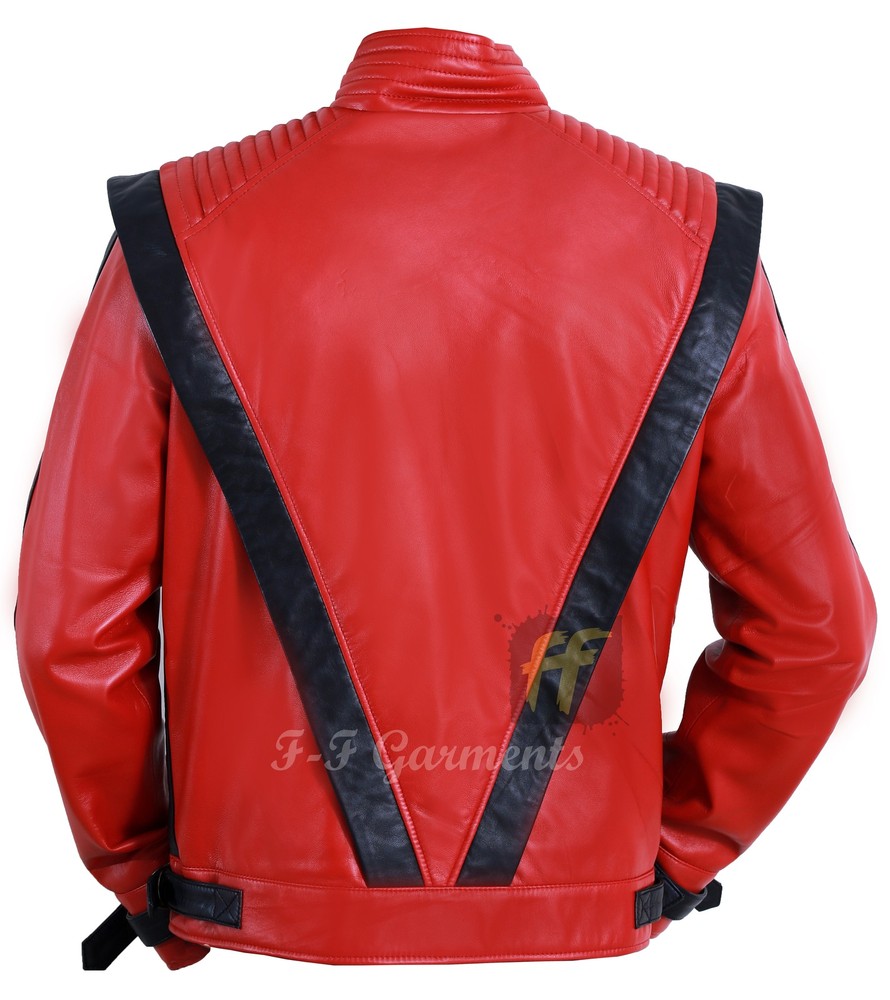 Michael Jackson Thriller Real Leather Jacket