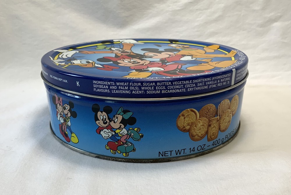 Collector Tin, Disney, Denmark, Character Cookies (empty tin)