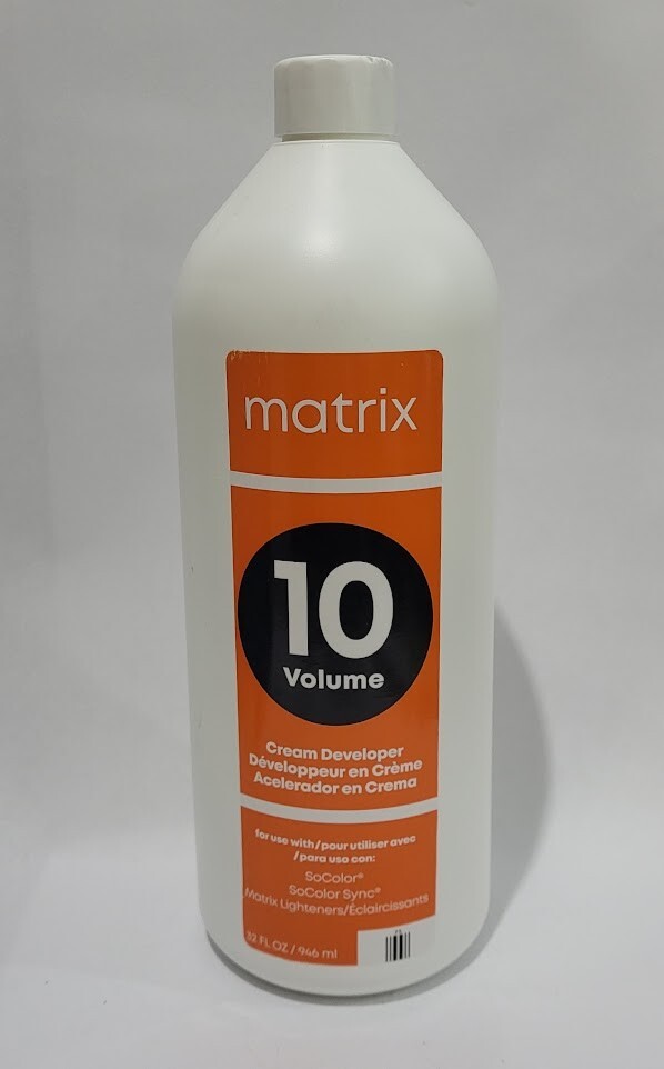 MATRIX Cream Developer 32 oz SoColor Lighteners SoColor Sync You Choose Volume