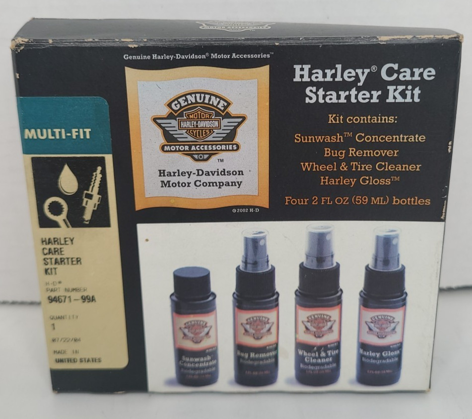 Harley-Davidson - Harley Care Starter Kit #94671-99A - Open Box