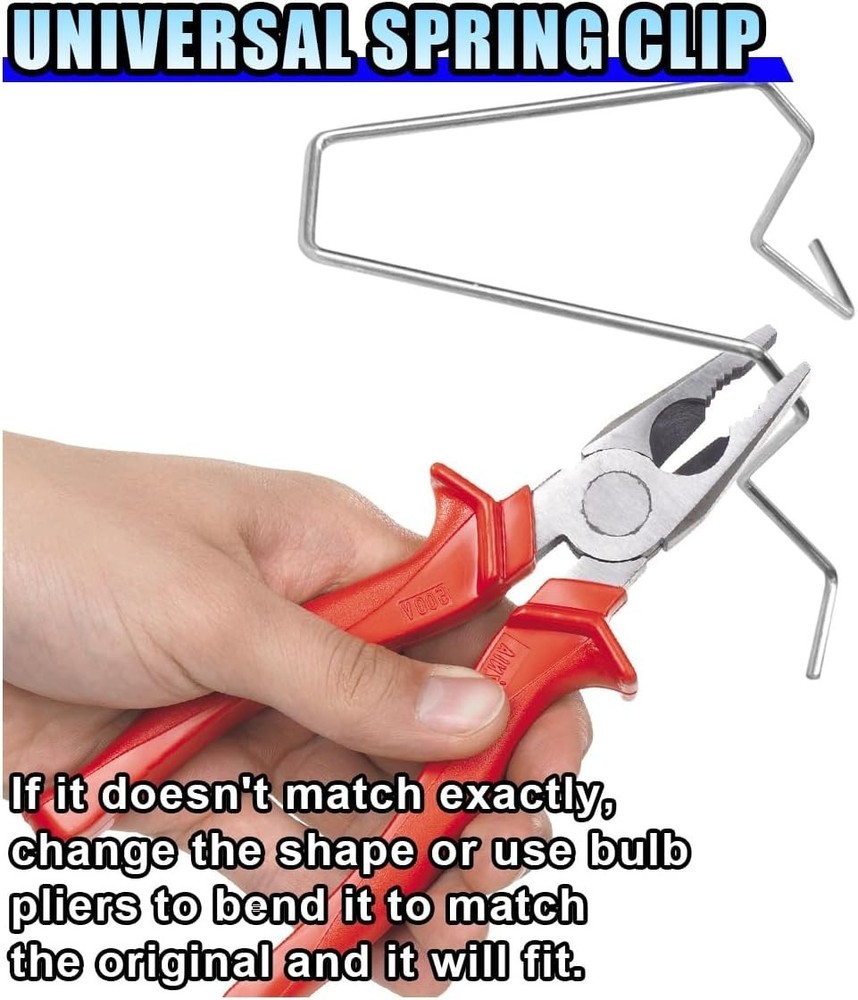 24PCS Car Bulb Retaining Spring Clips, Headlamp Dip Bulb Hoder Car Headlight Cla