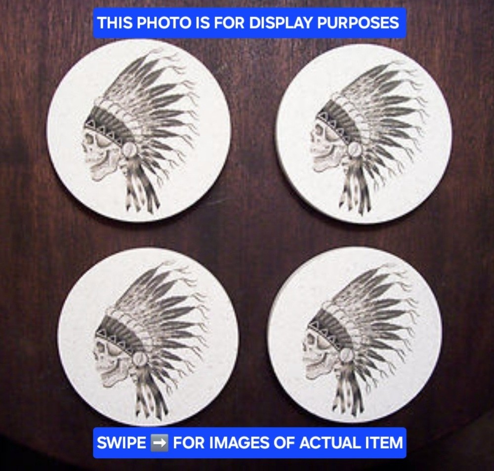 Grateful Dead ● Thirstystone Coasters ● Spring 1990 ● Wes Lang Artwork