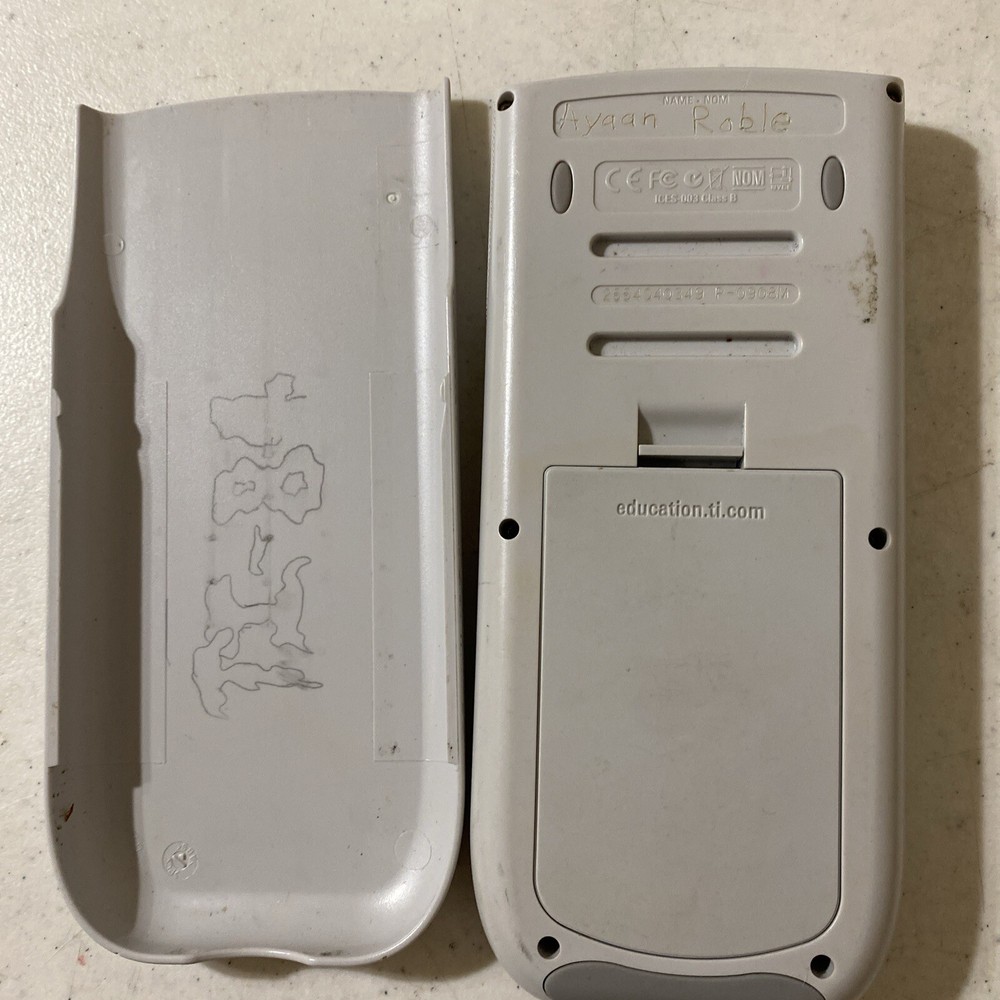 Texas Instruments Ti-84 Plus Silver Edition Graphing Calculator Gray Tested Work