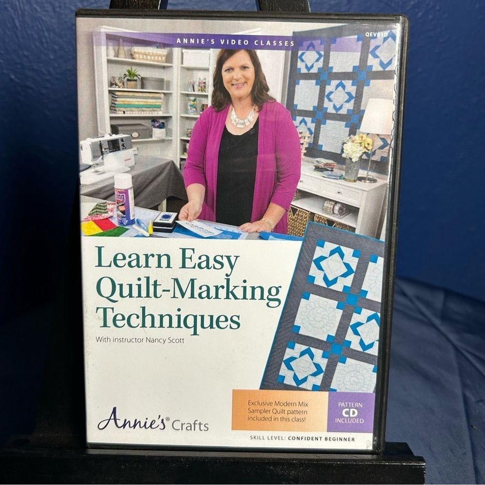 Learn Easy Quilt- Making Techniques Two-DVD Instructional Set by Annie’s Crafts