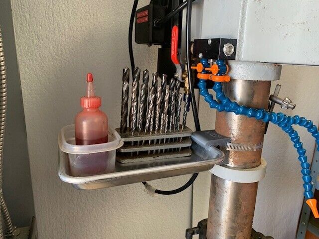 Drill Press Tray BRACKET Tool Bit Holder Organizer 80mm Column