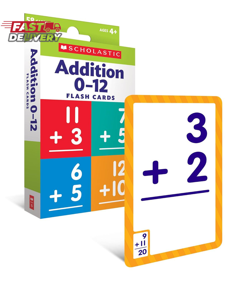 Flash Cards: Addition 0 - 12