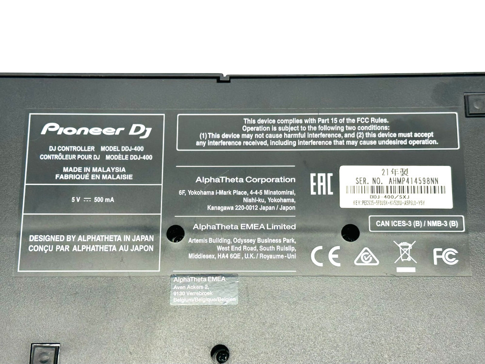 Pioneer DDJ-400 DJ Controller