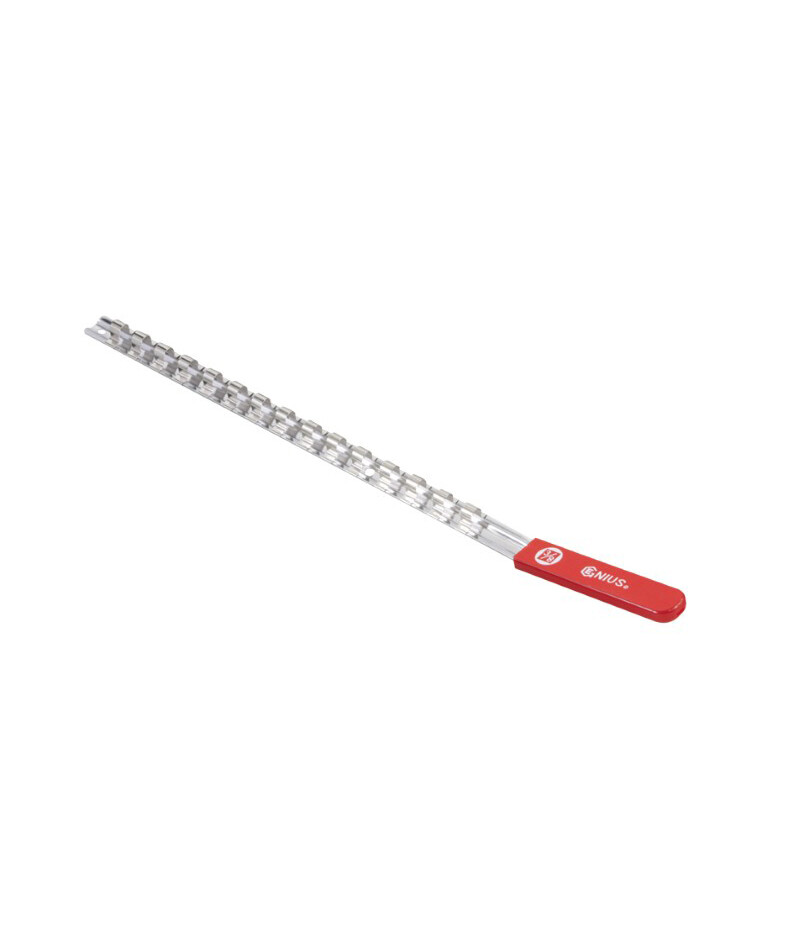 Genius Tools 3/8" Dr. Socket Rail with Clips - 010153