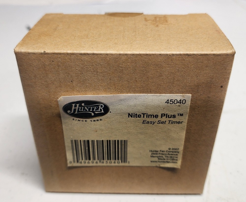 Hunter NiteTime Plus Easy Set Timer #45040