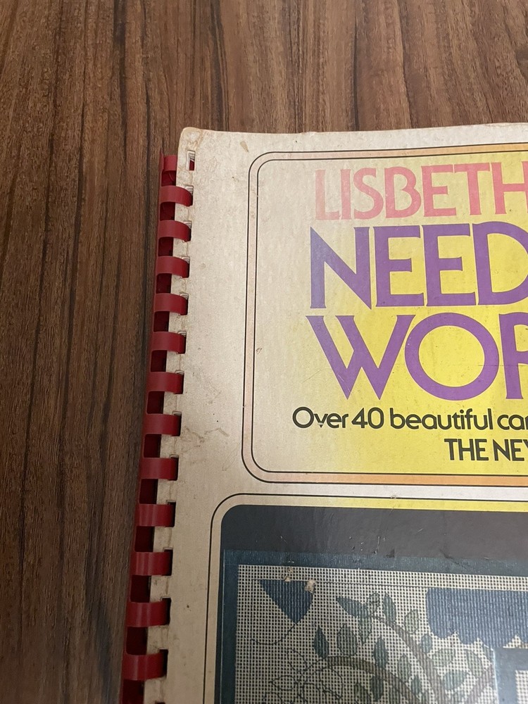Lisbeth Perrone's Needlepoint Workbook First Edition Red Spiral Bound 1973