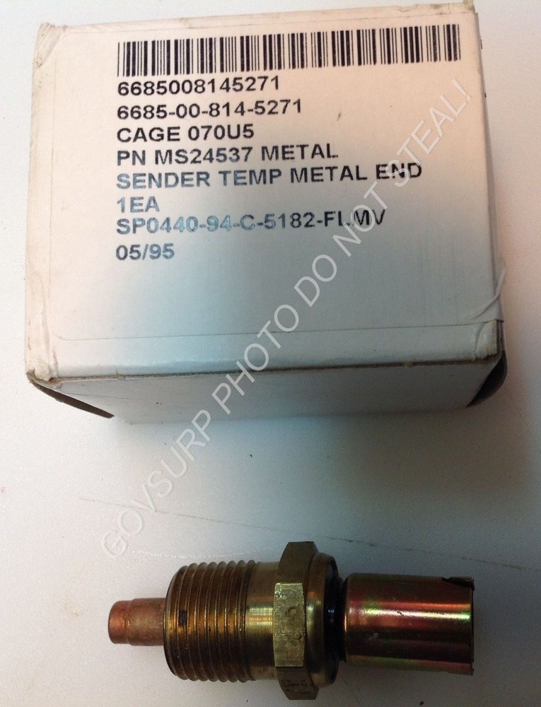 SENDER TEMP METAL DOUGLAS END M-SERIES MS24537 M38 / M38A1 / M37 / M211 / M35