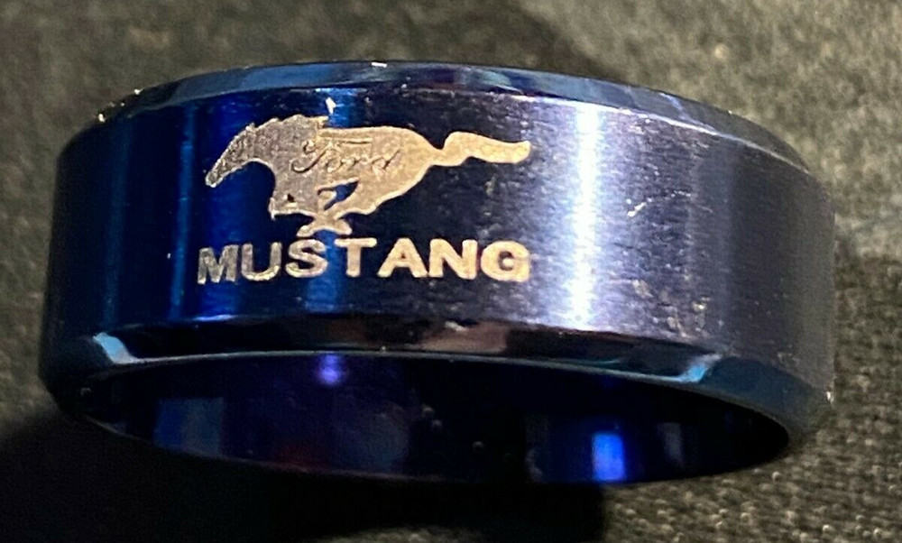 Ford Mustang titanium ring size 9