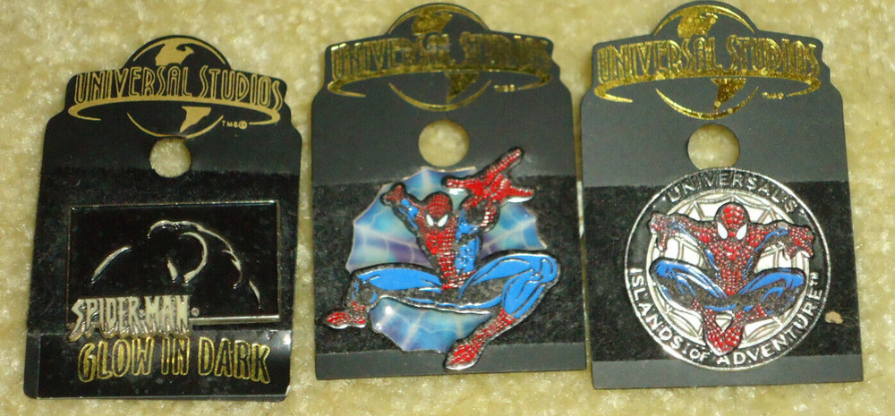 2004 Marvel/Universal Studios Florida: Spider-Man 3D Ride- Custom 3-Pin Bundle!