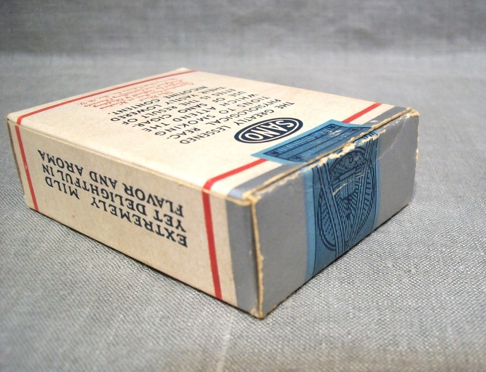 Antique Sano Cigarettes Dummy Package Advertising Box