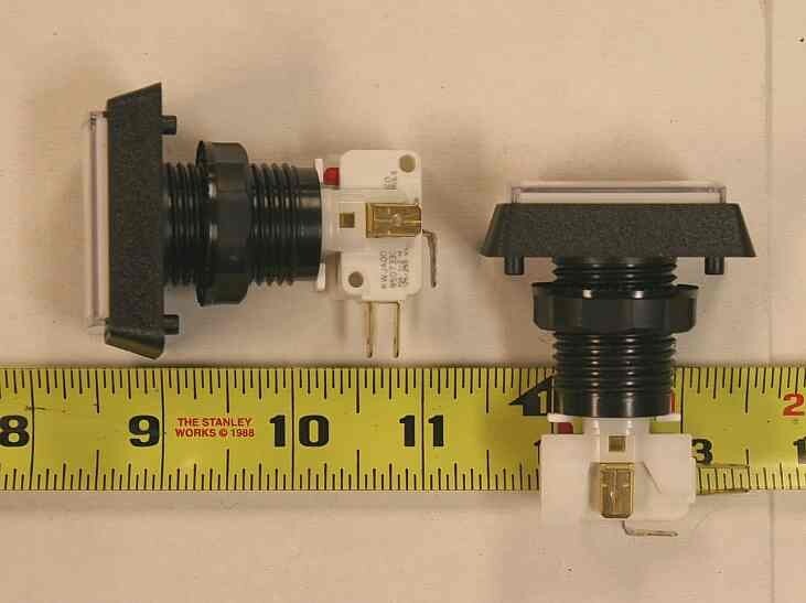 Dixie Narco soda machine live display selection button replacements, qty. 2