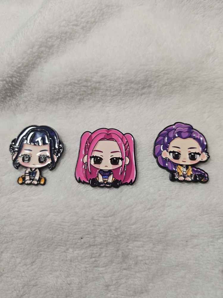 Kpop Huntrix Demon Hunter 3pc Needle Minders