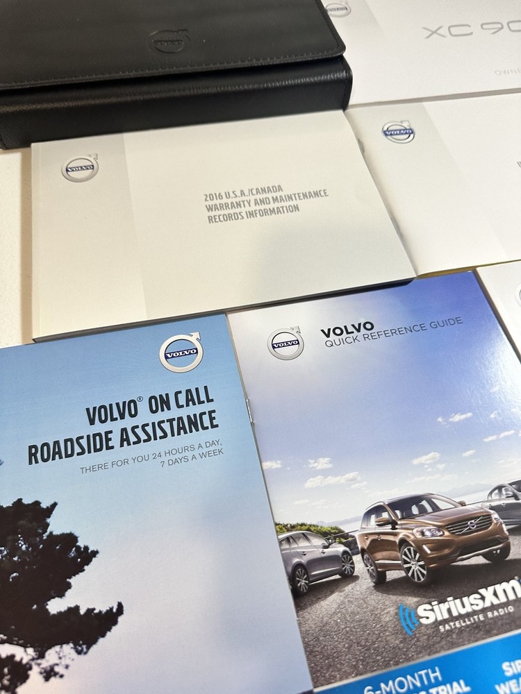 2016 Volvo XC90 Owner's Manual Set