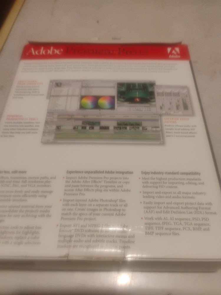 Adobe Premiere Pro 1.5 Upgrade Bundle