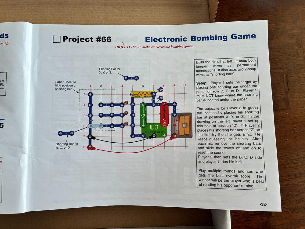 Snap Circuits Jr. SC-100 Electronics Exploration Kit 100+ STEM Projects