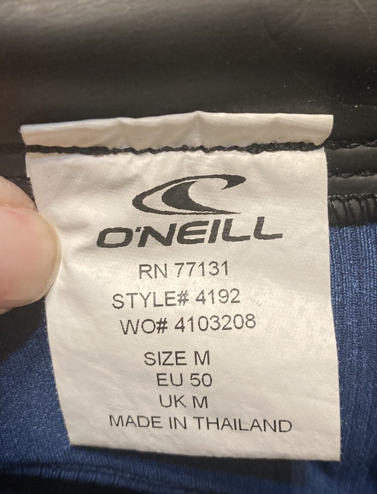 O’NEIL Full Wetsuit Pyro Tech Hydrophobic 3.2mm Chest Entry Black Men's Medium