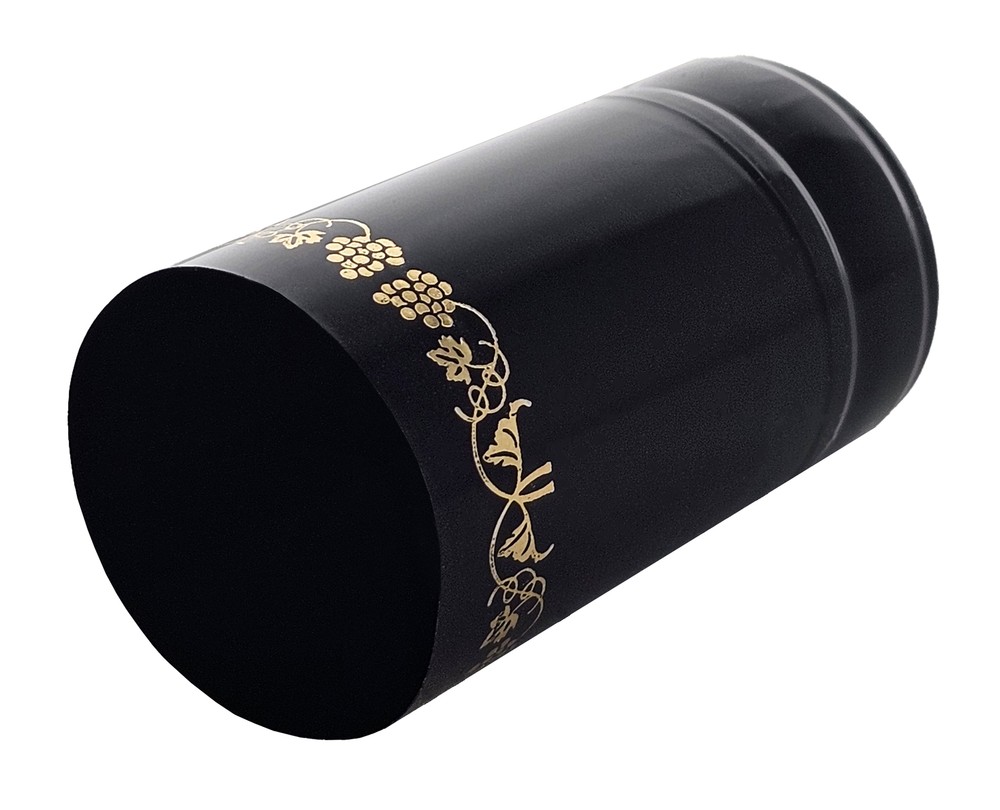 Home Brew Ohio Professional Cork-PVC Package (Black with Gold Grapes)