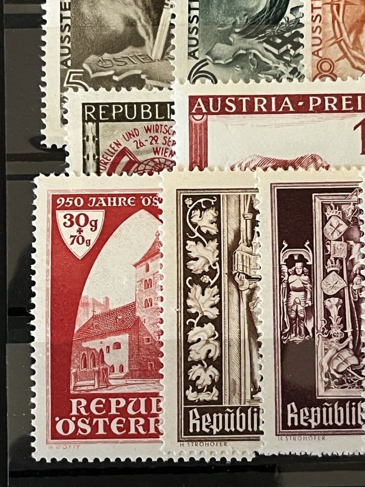 AUSTRIA - 1946 - Complete Year Set - MNH