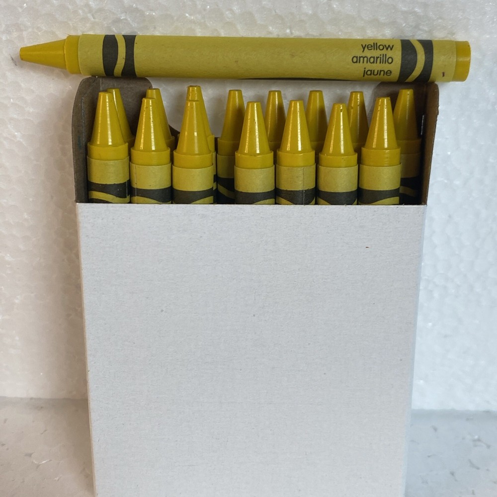 (16) Crayola Crayons (yellow) BULK