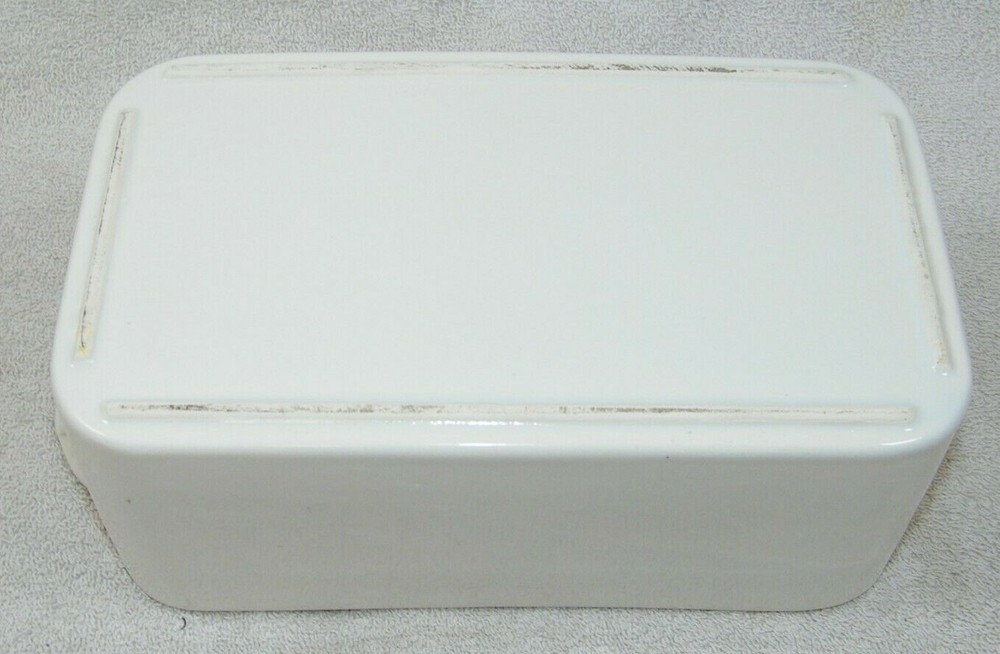 (2) RMLD BAKING DISHES CERAMIC RECTANGULAR 9" X 5" LOAF