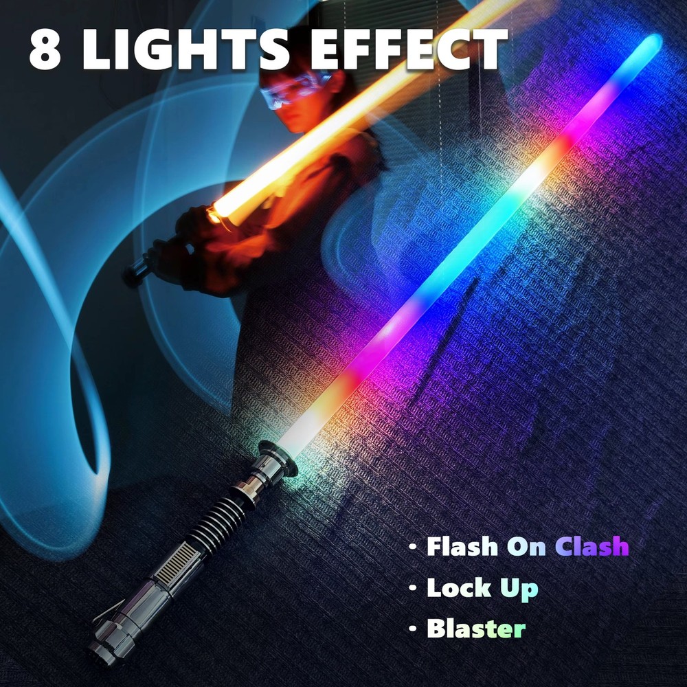 Button Spring Missing Force Lightsaber 16 RGB Motion Control Metal Hilt Dueling