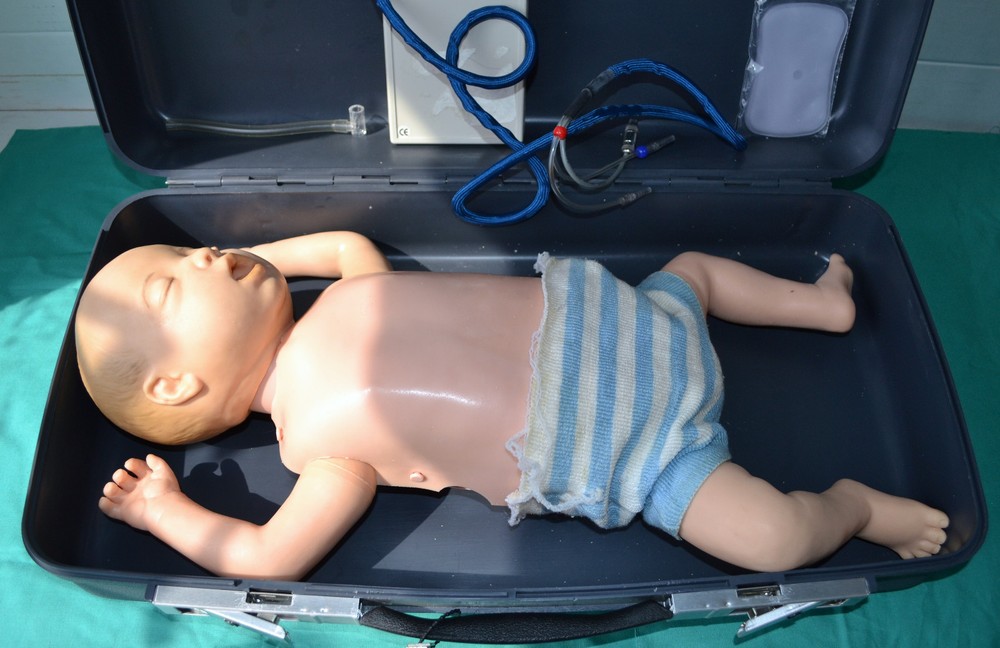 Laerdal Actronics Baby CPR Training Manikin Case & controller