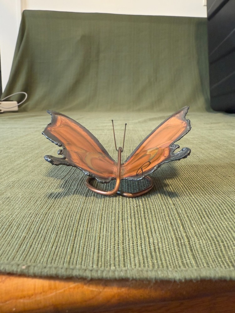 Copper Butterfly Decoration Handmade