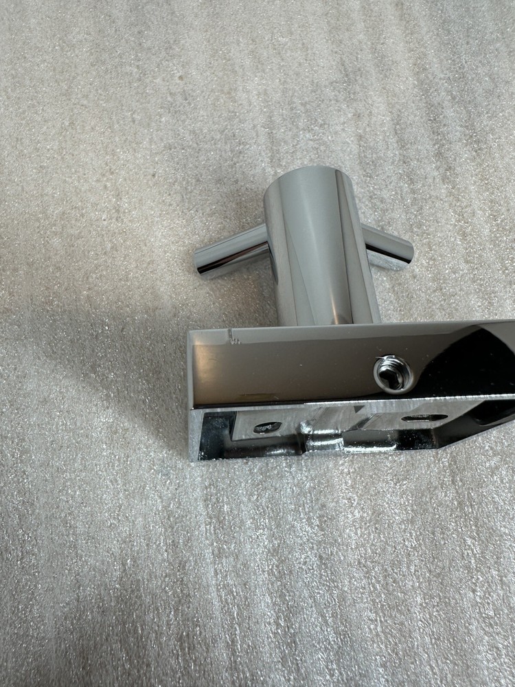 Icobath V62253 Crater Double Towel Hook - Chrome