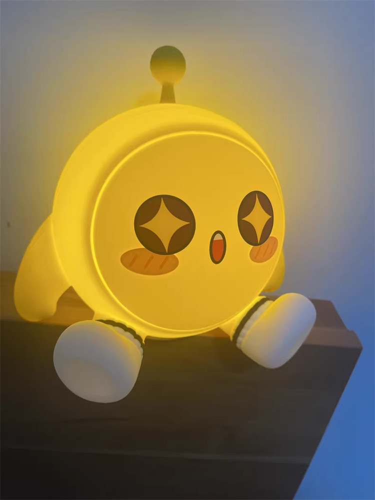 Cartoon Eggy Party Night Light Bedside Table Lamp LED Adjustable Touch Lights