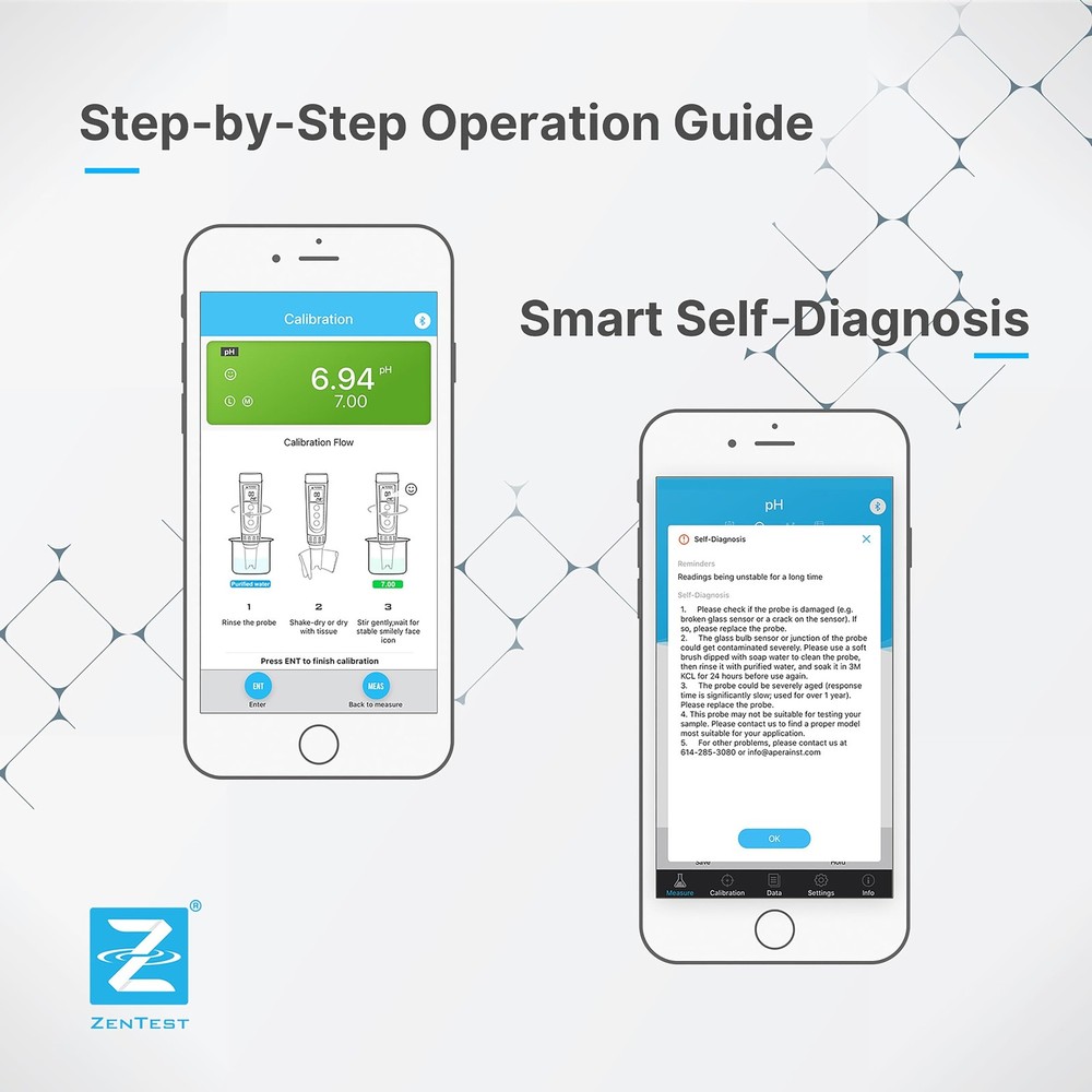 Apera Instruments, LLC-AI3719 PC60-Z Bluetooth Multi-Parameter Smart Tester P...