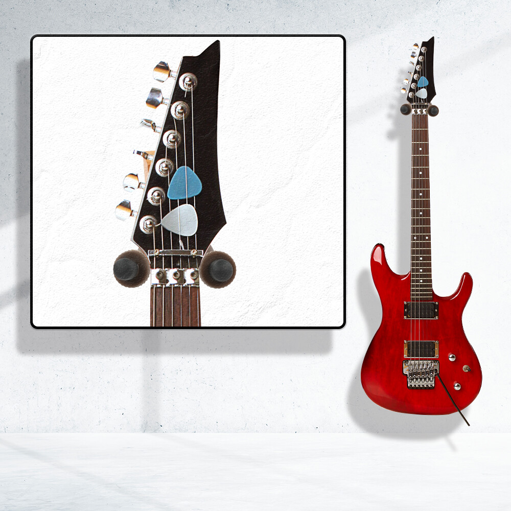 3-PACK Guitar Hanger Holder Stand Holder Hooks Display Wall Mount Keep