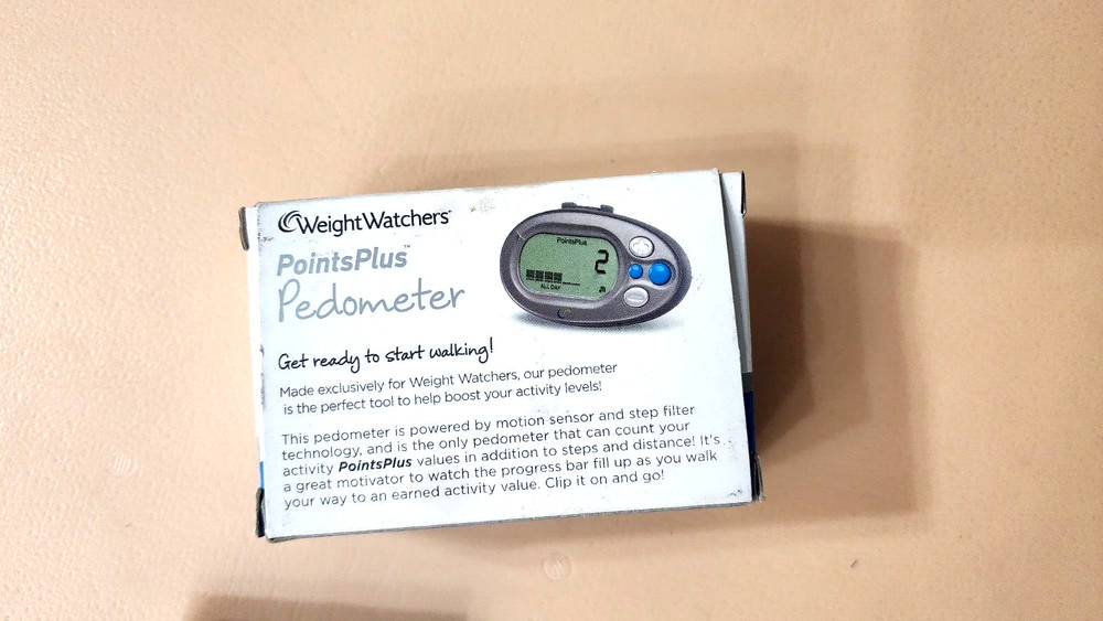Weight Watchers Points Plus Pedometer, Walking Pedometer Open Box 30023