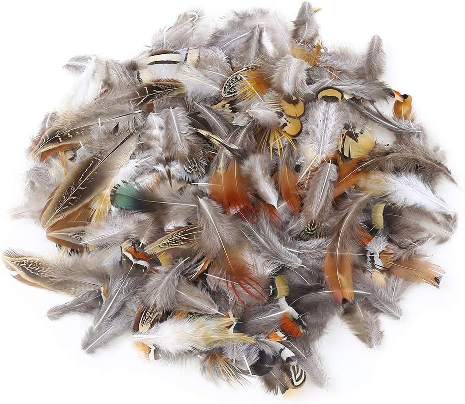 180pcs 9 Styled Natural Feathers Assorted Mixed for 9Styles/180Pcs