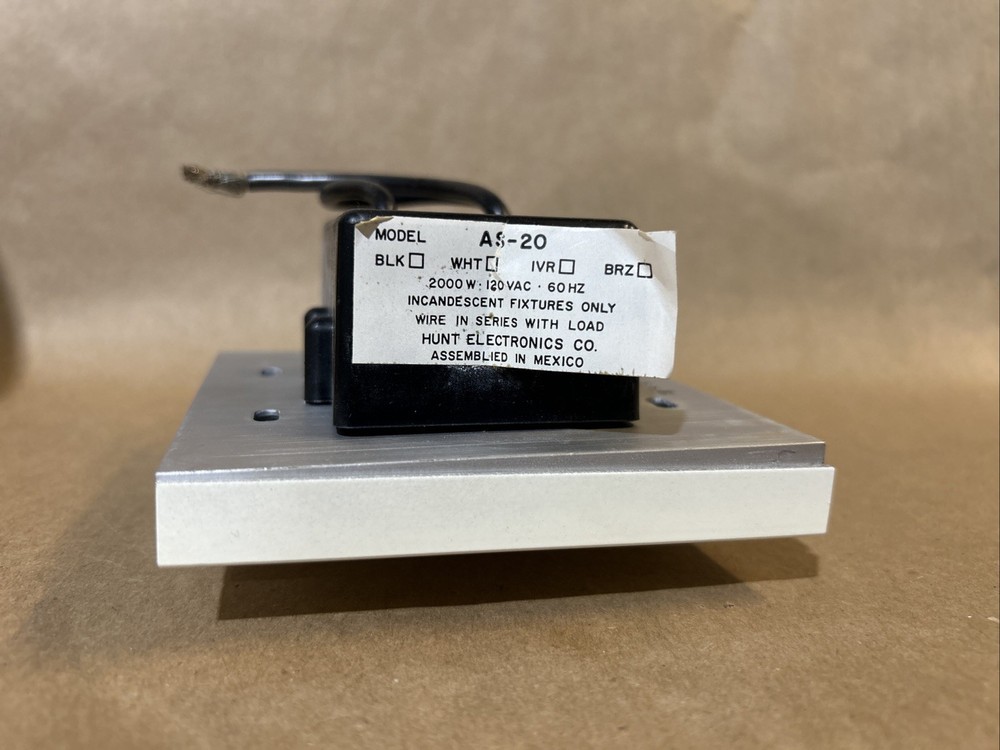 Hunt Electrics AS-20 Electrical Light Dimmer