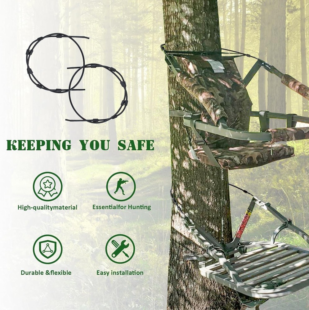 NICENICY Replacement Tree Stand Cables, 2PCS Cables for Black