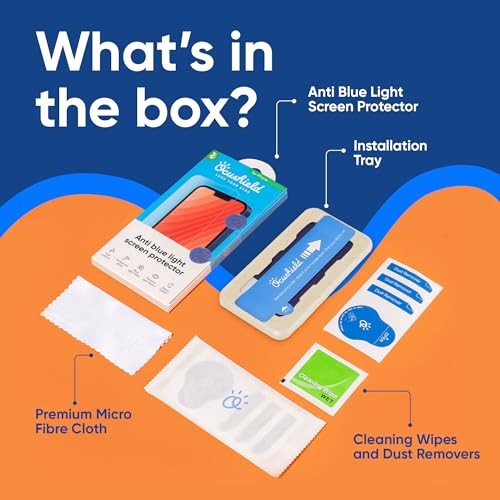 Anti Blue Light Tempered Glass Screen Protector for iPhone iPhone 15 Regular