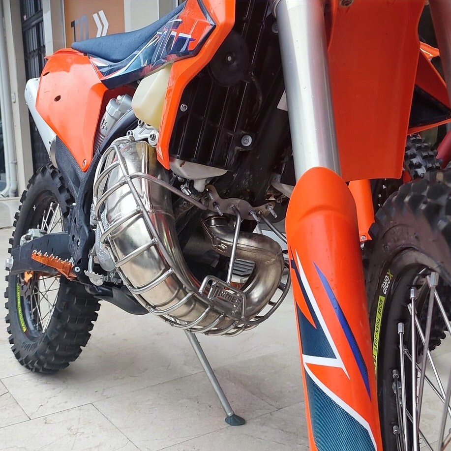 PIPE GUARD CAGE MUZZLE FOR KTM 2020-2023 MODELS EXC 150 2T MODEL
